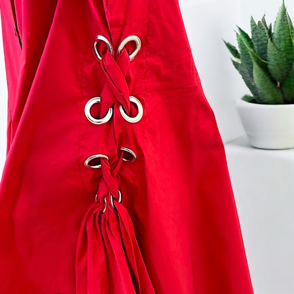 Midnight Velvet “Serena” Red High-Low Tunic - Picture 12 of 16